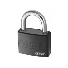 ABUS KA49944 T65AL/40 40mm My Lock Aluminium Padlock Black Body Keyed 6401