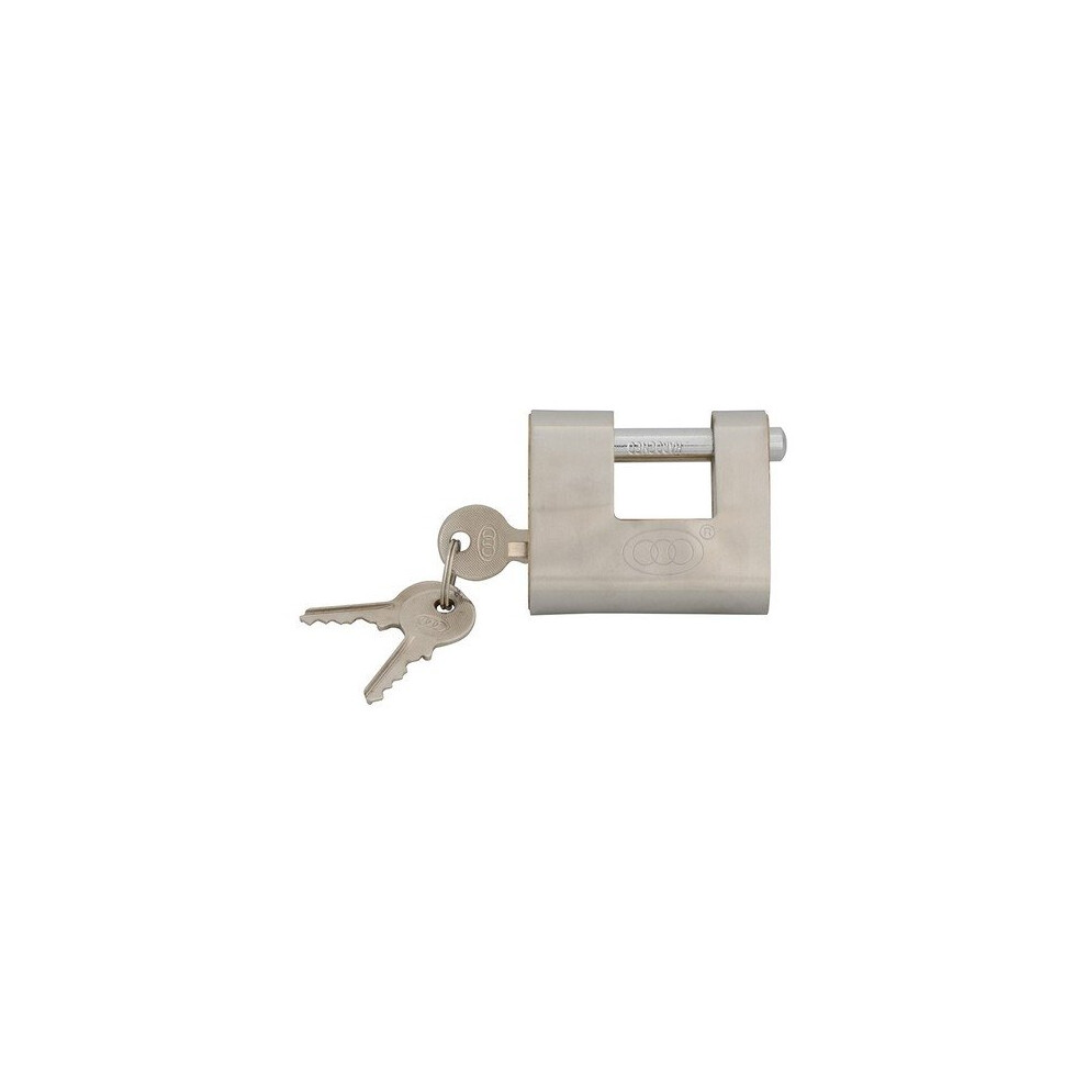Faithfull FAIPLB60SHUT Brass Shutter Padlock 60mm