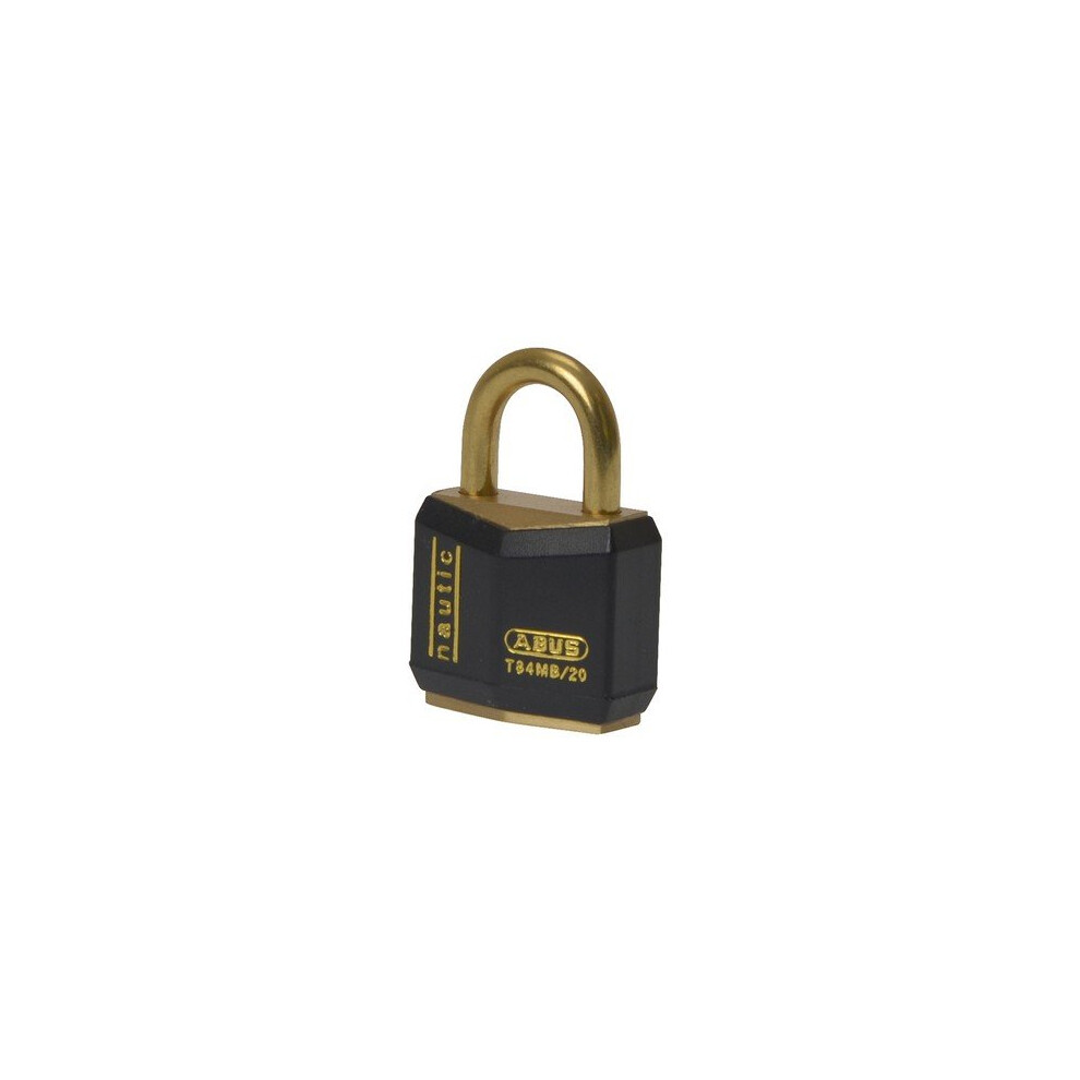 ABUS T84MB20 T84MB/20 20mm Black Rustproof Padlock