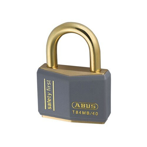 Abus ABUS KA37825 T84MB/40 40mm Grey Safety First Rustproof Padlock Keyed 8405