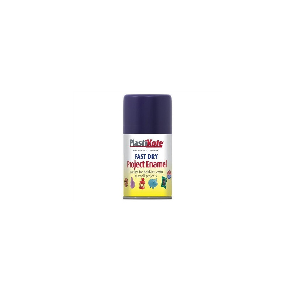 Plasti-Kote PKT135S Fast Dry Enamel Aerosol Blue Metallic 100ml