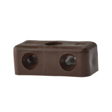 Forge 100MOD1 Modesty Block Brown No. 6-8 Bag of 100