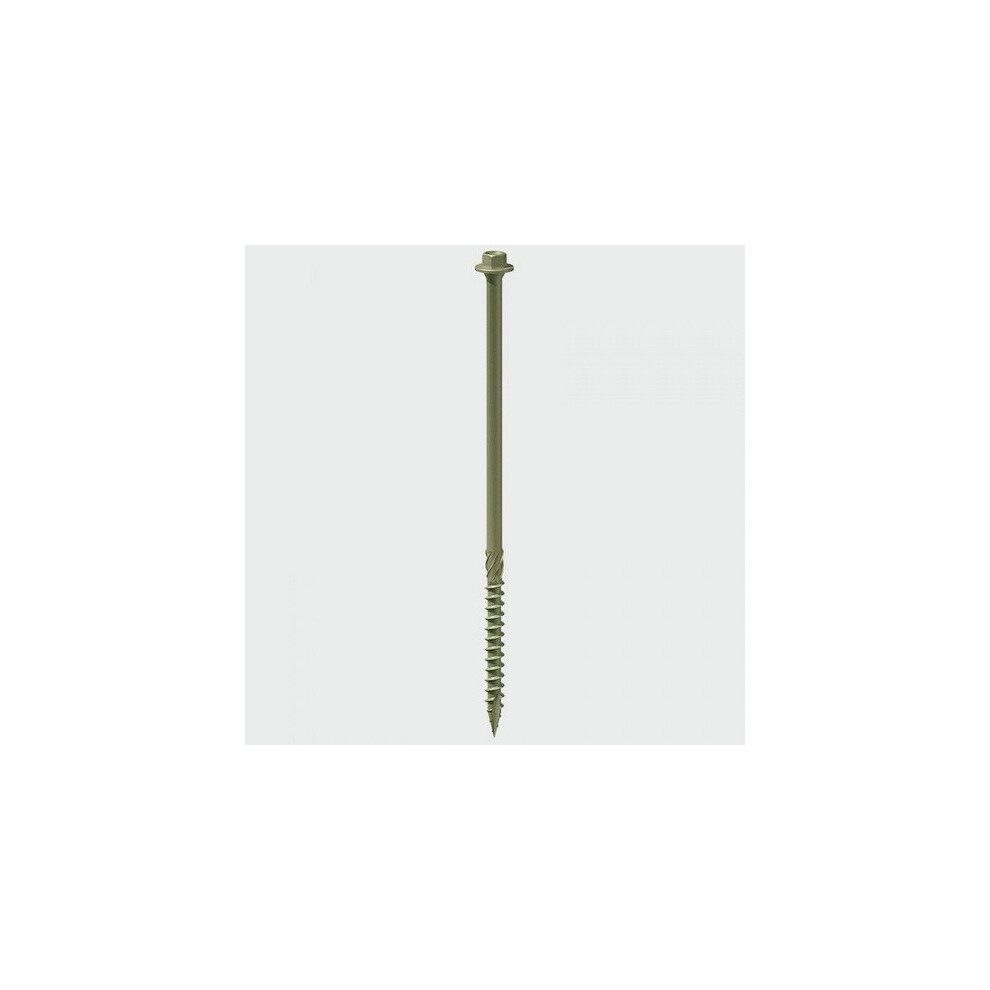 TIMco 200INDEXTB Index Timber Screw Hex Green 6.7 x 200mm Bag of 20