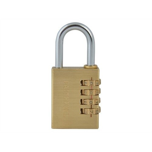 Faithfull Faithfull FAIPLB38COM Brass Combination Padlock 38mm
