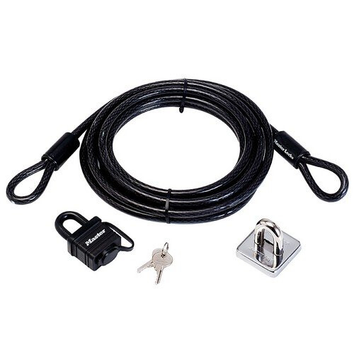 Master Lock Master Lock 8271E Garden Security Kit With Lock, Cable & Anchor