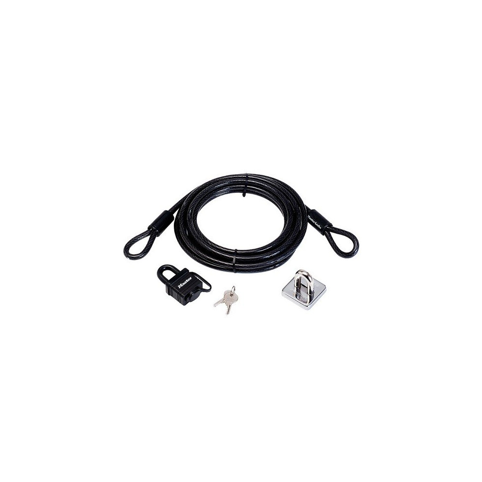 Master Lock 8271E Garden Security Kit With Lock, Cable & Anchor