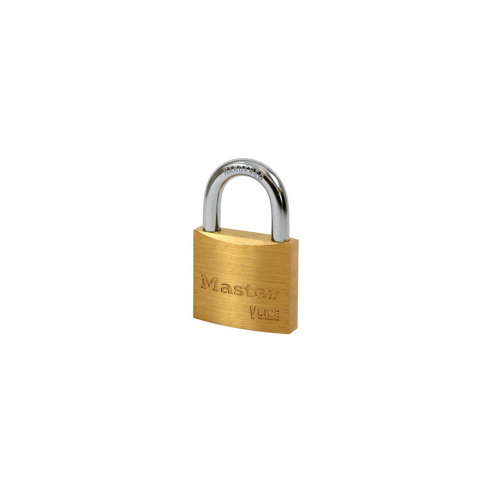 Master Lock 4140KA1 V Line Brass 40mm Padlock - Keyed Alike 2341