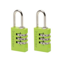 Master Lock 7620EURTCOL Aluminium Combination Padlocks 3 Digit Colour 20mm x 2
