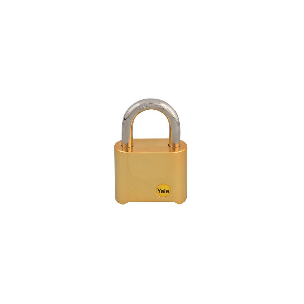 Yale Locks Y126/50/127/1 50mm Brass Combination Padlock