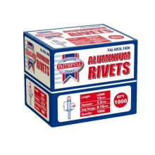Faithfull FAIAR3L1000 Aluminium Rivets 3.2mm x 13mm Long Bulk Pack of 1000