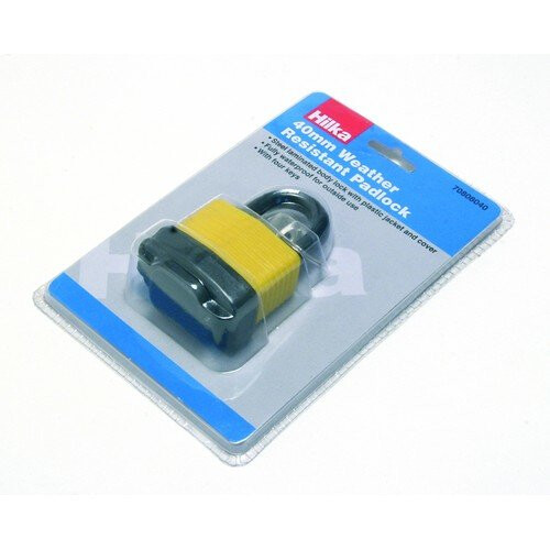 Hilka Hilka 70808040 Weather Resistant Padlock 40mm