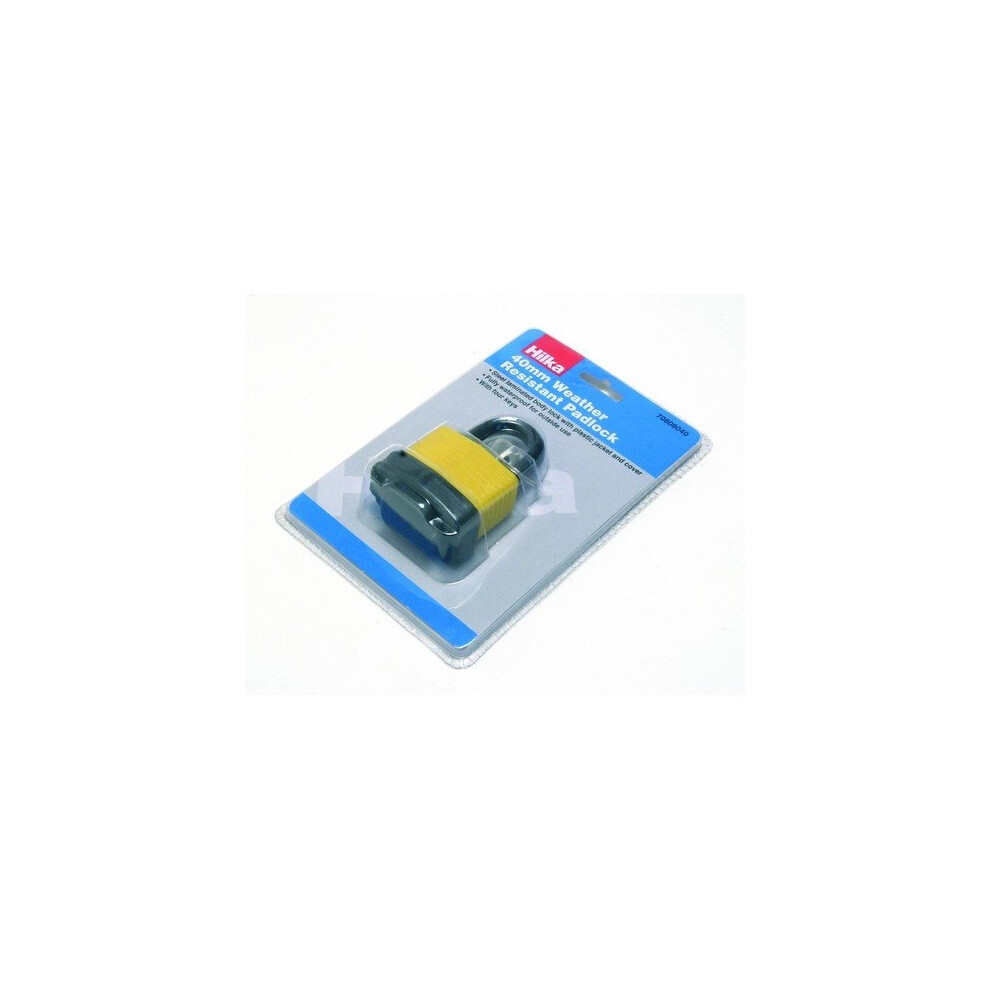 Hilka 70808040 Weather Resistant Padlock 40mm