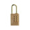 Master Lock Master Lock 620 Brass Finish 20mm 3 Digit Combination Padlock 1