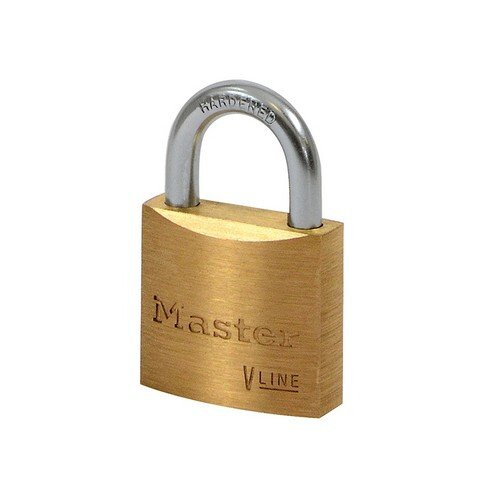 Master Lock Master Lock 4130 V Line Brass 30mm Padlock