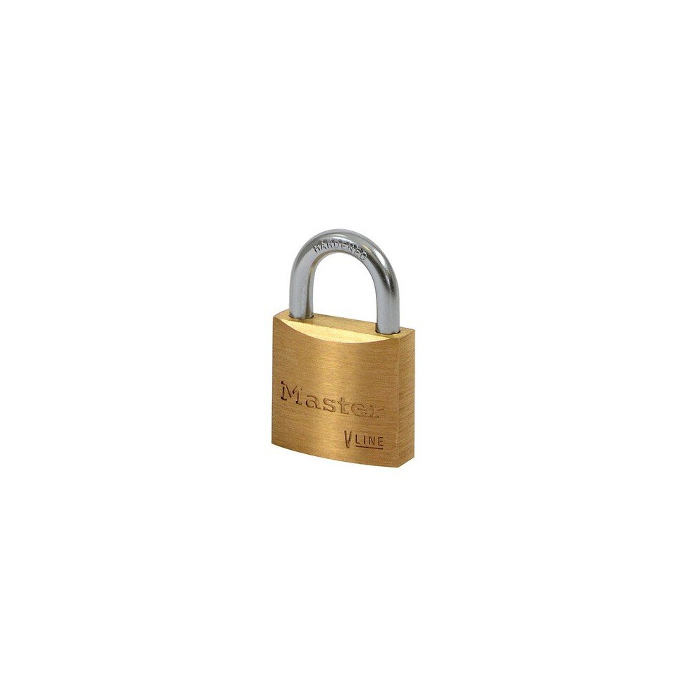 Master Lock 4130 V Line Brass 30mm Padlock