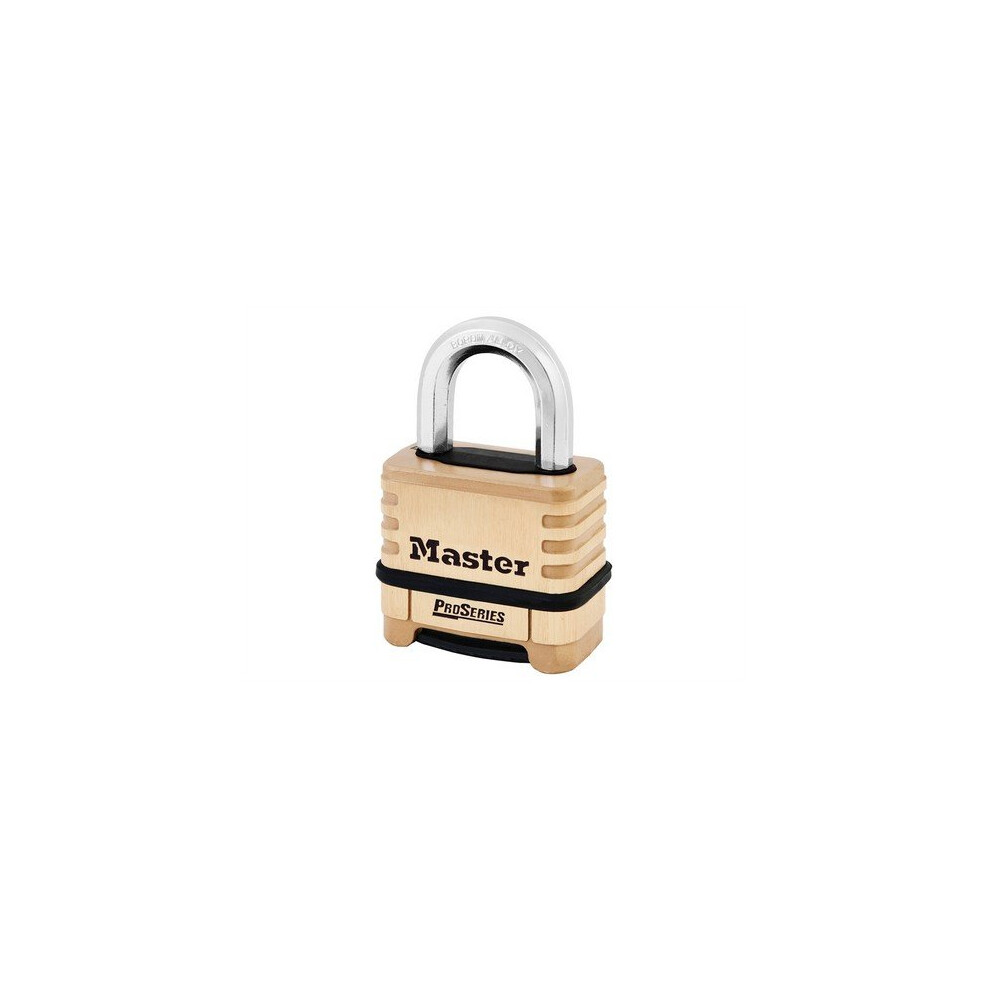 Master Lock 1175D ProSeries Brass 4 Digit Padlock 57mm