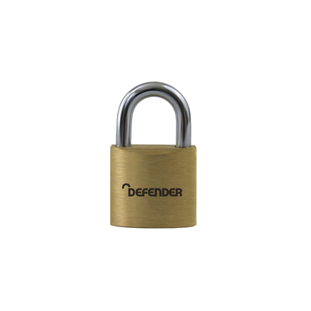 Defender Defbp3 Brass Padlock 30Mm 5012245033779