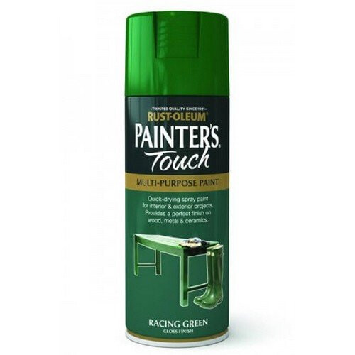 Rust-Oleum AE0040007E8 Painters Touch Racing Green Gloss Multi Purpose Spray Paint 400ml