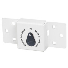 ABUS VANLOCK Integral Van Lock White 141/200 + 23/70 with 70mm Diskus Padlock