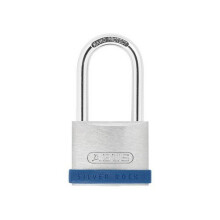 ABUS Mechanical 80885 40mm Silver Rock 5 Padlock Long Shackle 40mm