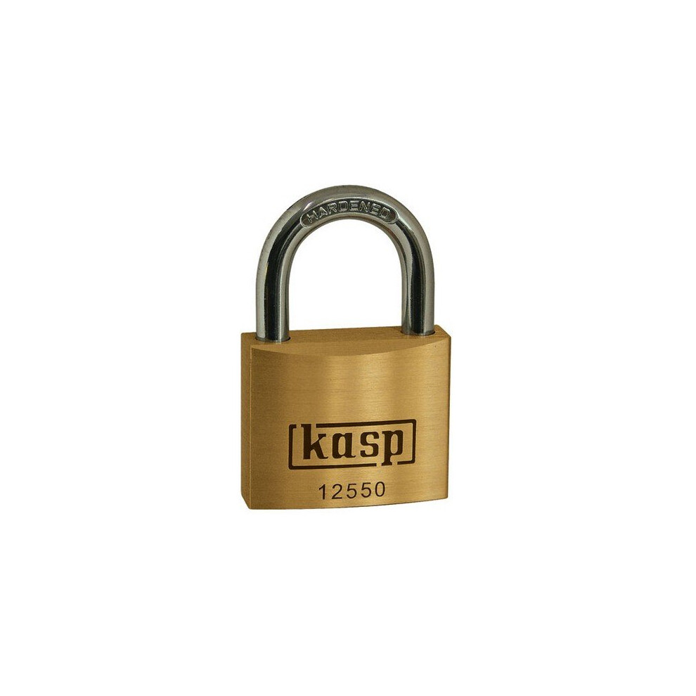 Kasp K12550 Premium Brass Padlock 50Mm 5013969900729