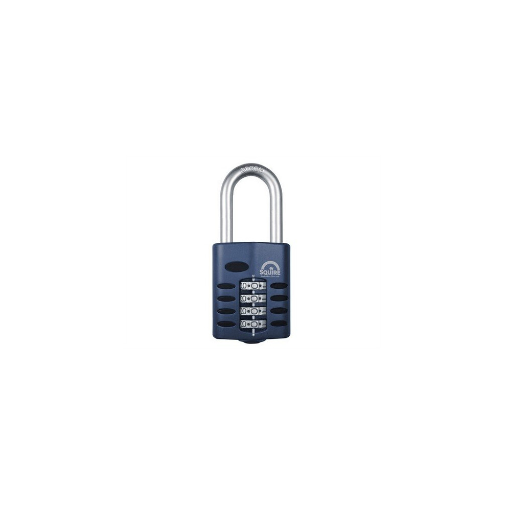 Squire CP50/1.5 CP50/1.5 Combination Padlock 4-Wheel 50mm Long Shackle 38mm