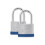 Abus ABUS Mechanical 80889 50mm Silver Rock 5 Padlock Twin Pack 1