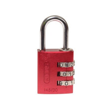 ABUS 14530RED 145/30 30mm Aluminium Combination Padlock Red 46578