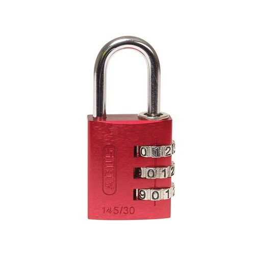 Abus ABUS 14530RED 145/30 30mm Aluminium Combination Padlock Red 46578