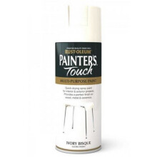 Rust-Oleum AE0040008E8 Painters Touch Ivory Bisque Gloss Multi Purpose Spray Paint 400ml
