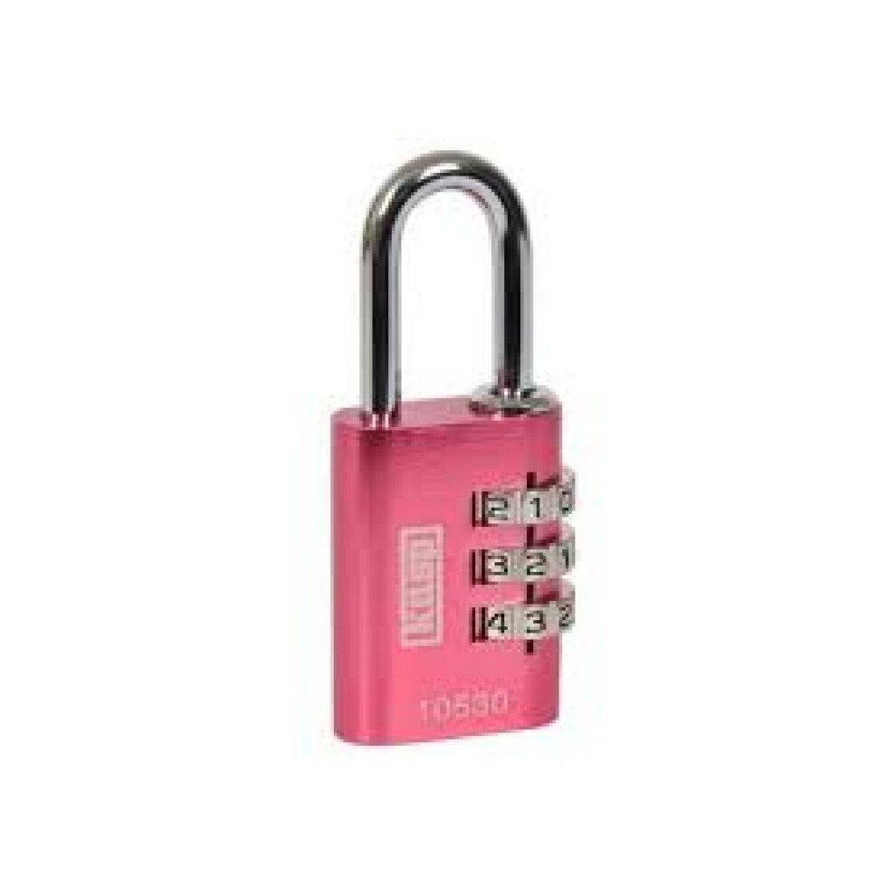 Kasp K10530pind Aluminium Combination Padlock 30Mm Pink 5013969904246
