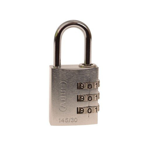 Abus ABUS 14530SIL 145/30 30mm Aluminium Combination Padlock Silver 46583