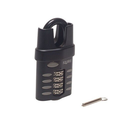 Squire Squire CP50CS 50mm Closed Shackle Combination Padlock 4 Wheel Recodable