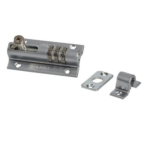 Squire Squire COMBI 3CH 3-Wheel Re-Codeable CombiBolt Lock Chrome
