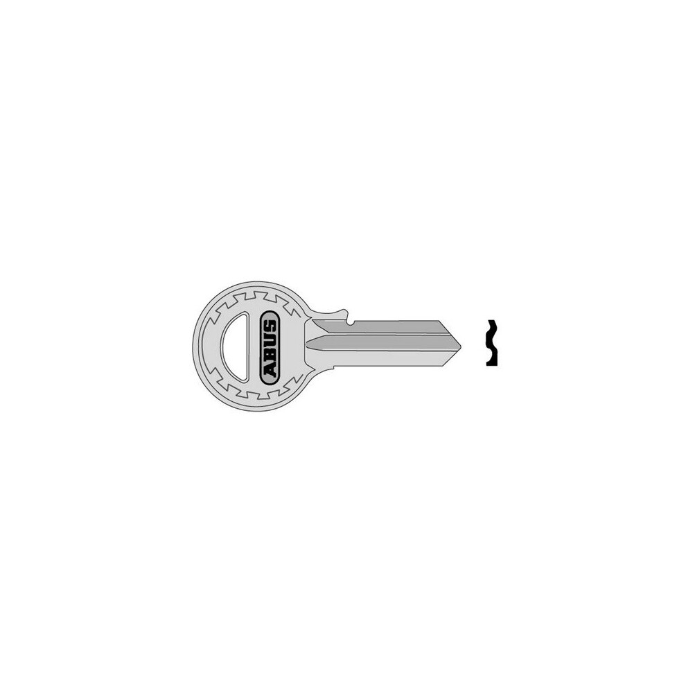 ABUS KB00682 T84/40 40mm Left Hand Key Blank 08682