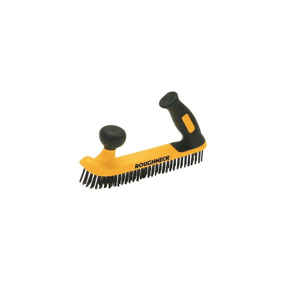 Roughneck 52-052 Two Handed Wire Brush Soft Grip