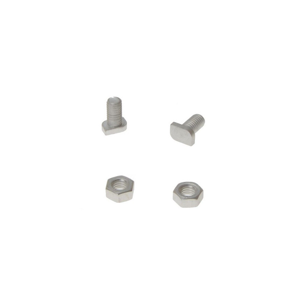 Alm Aluminium Cropped Head Nuts & Bolts (Pack 20) - GH003, Silver - Image 6