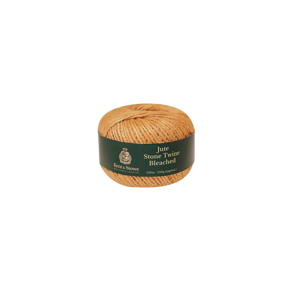 Kent & Stowe 70100830 Jute Twine Bleached Stone 150M 250G 5060396793127