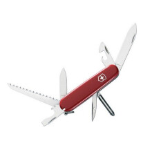 Zakmes - Victorinox Hiker - 1.4613 - Rood - Grote Lemmet - Kleine Lemmet - Blikopener