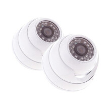Yale Alarms HDC-302W-2 Indoor HD 720 Dome Camera Twin Pack