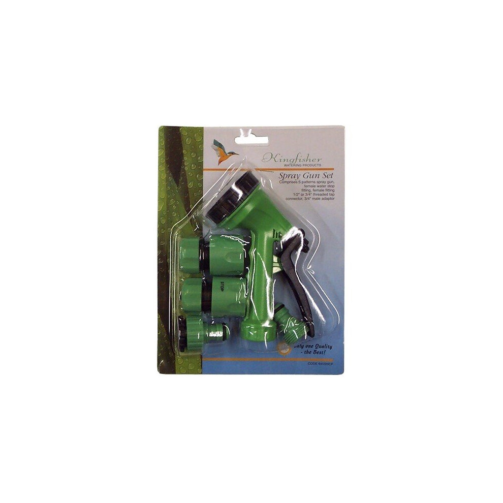 Kingfisher 645SNCP Spray Gun Set Including Adapters