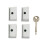 Yale Yale Locks V-8K109-4-WE Window Stop White Pack of 4 Visi 1