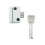 Yale Yale Locks V-8K102-2-WE Push Button Window Lock White Finish Visi 1