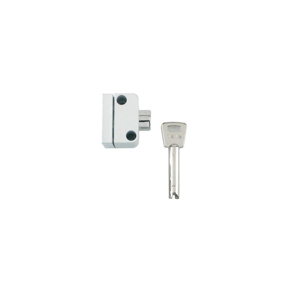 Yale Locks V-8K102-2-WE Push Button Window Lock White Finish Visi