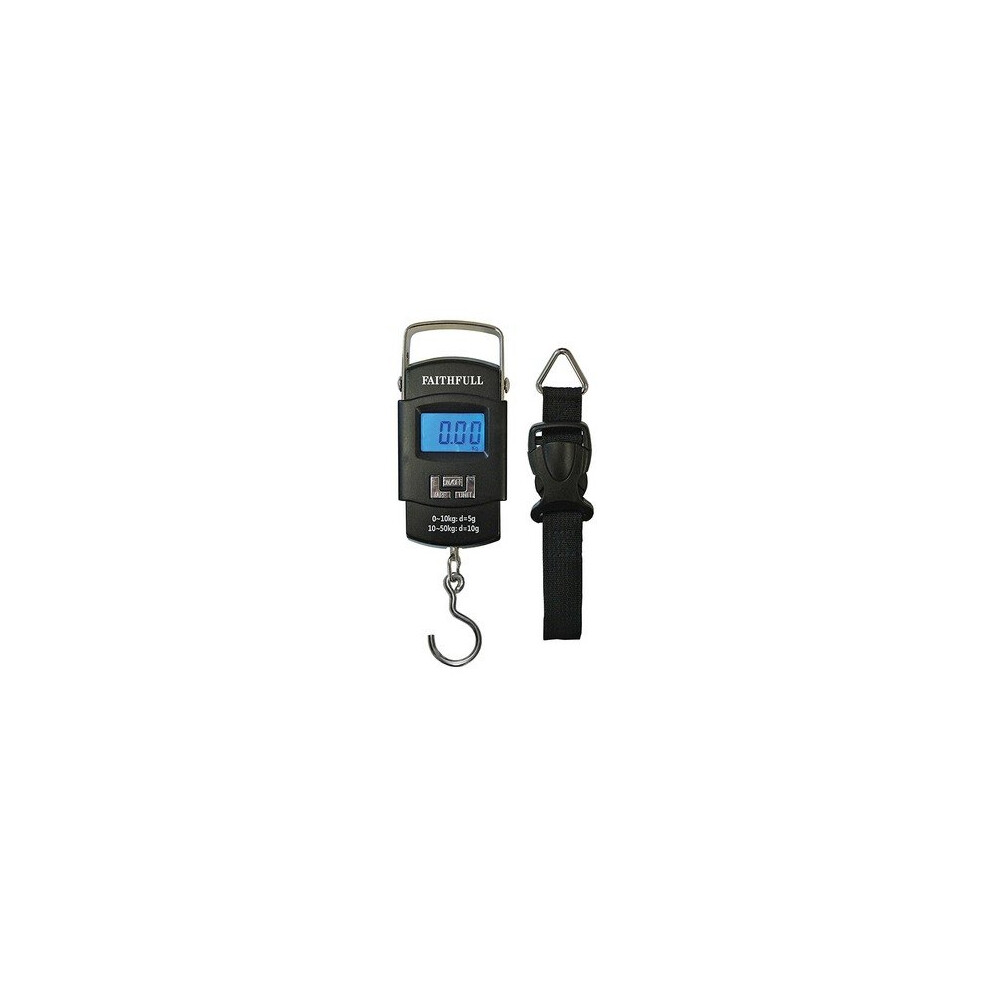 Faithfull FAISCALE50KG Portable Electronic Scale 0 - 50kg