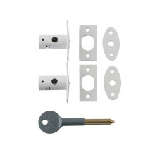 Yale Locks V-8001-2-WE Security Bolts White Finish Pack of 2 Visi