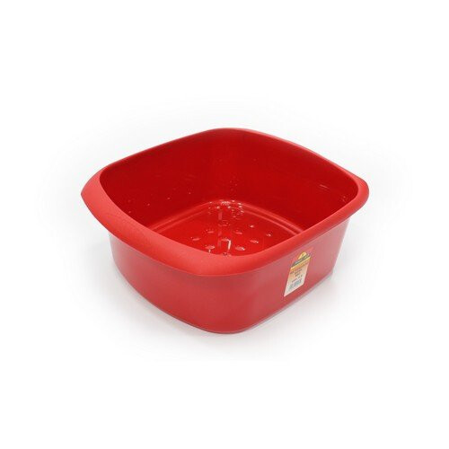 TML THW20-R Washing Up Bowel Rectangular Red 11 Litre