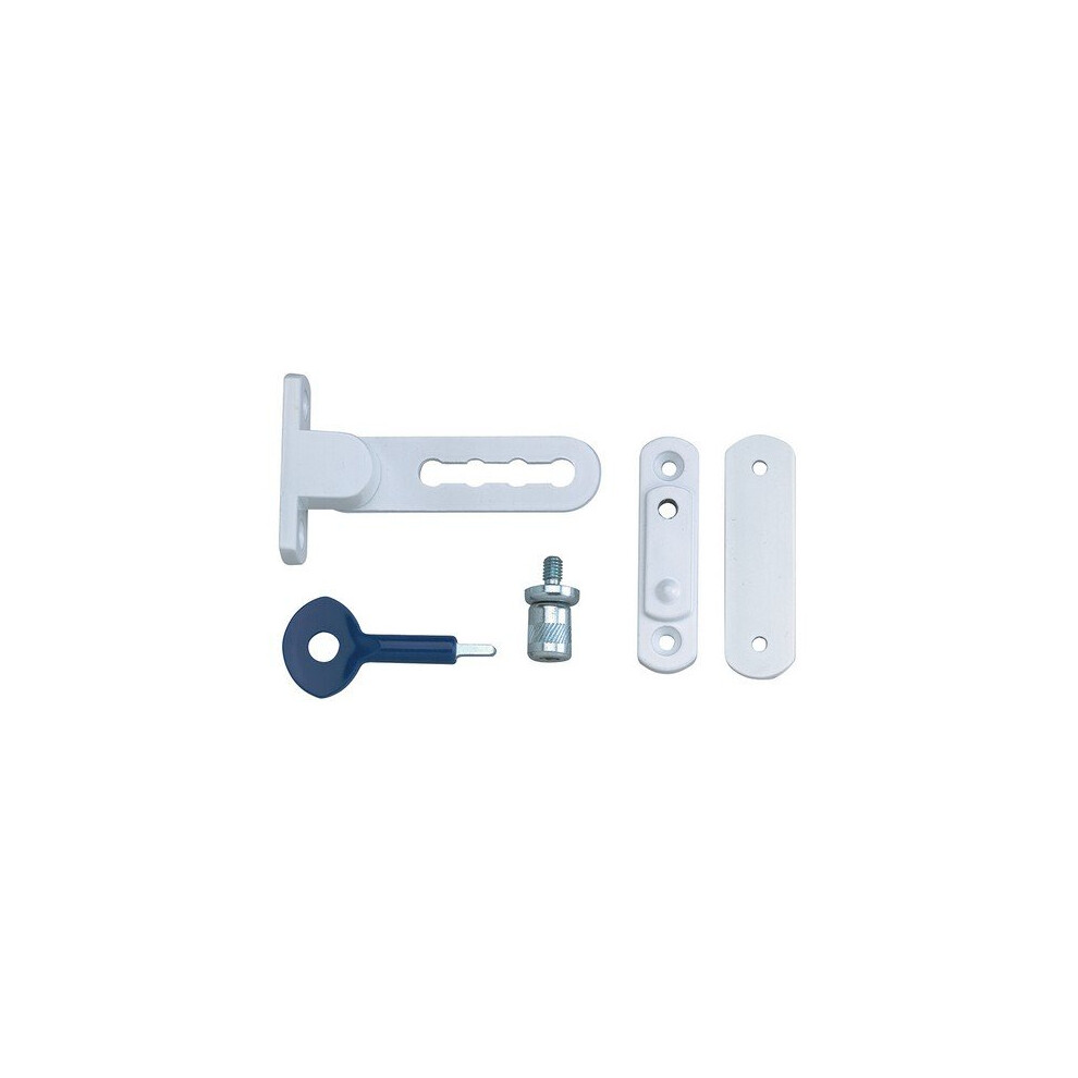 Yale Locks 710117105071 P117 Ventilation Window Lock White Finish Pack of 1