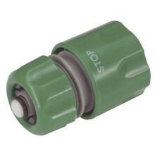 Kingfisher 605SNCP Female Water Stop Hose Connector Snap Action