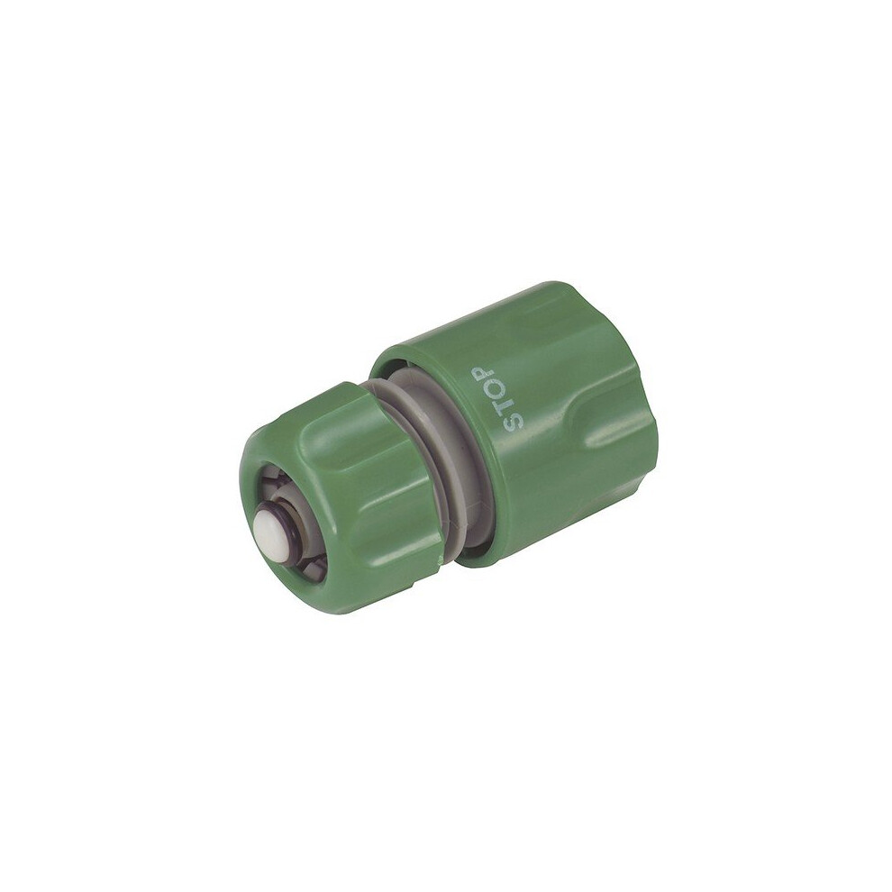 Kingfisher 605SNCP Female Water Stop Hose Connector Snap Action
